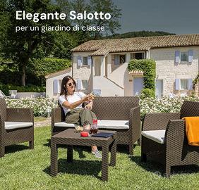 Set da giardino Mod. Penelope Marrone