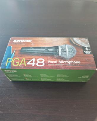 shure pg48 microfono dinamico