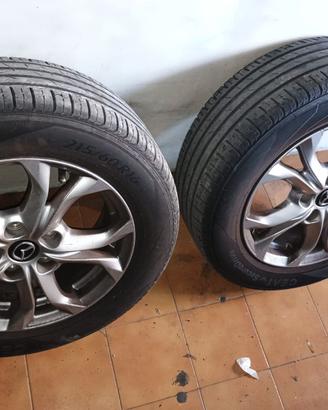 Set 4 cerchi  da 16" per Mazda cx3 , Mazda 2 etc