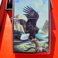 ZIPPO ORIGINALE NUOVO PICKEN 49822 EAGLE AQUILA