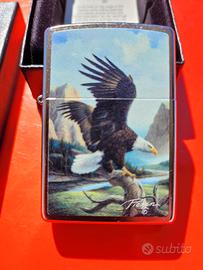 ZIPPO ORIGINALE NUOVO PICKEN 49822 EAGLE AQUILA