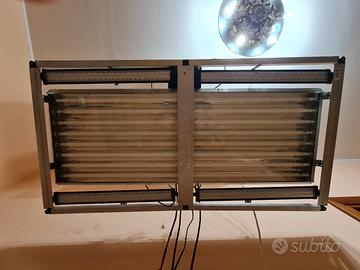 Plafo T5 ATI Sunpower + barre Easyled DB, controll