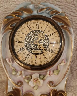 Orologio da Tavolo Capodimonte Vintage anni 60