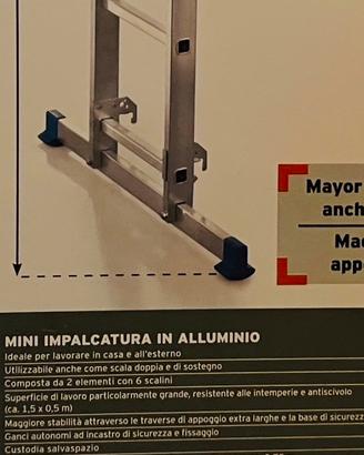 MINI IMPALCATURA DI ALLUMINIO