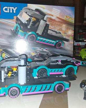 LEGO City 60406 – Auto da corsa e trasportatore