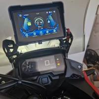 Navigatore moto bluethoot car play waterproof