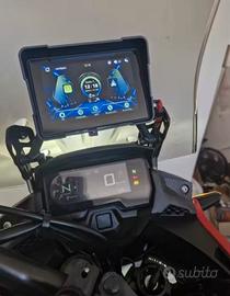 Navigatore moto bluethoot car play waterproof