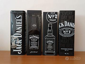 4 contenitori in metallo Jack Daniel's
