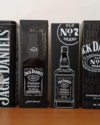 4 contenitori in metallo Jack Daniel's