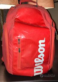 Zainetto Wilson tennis rosso