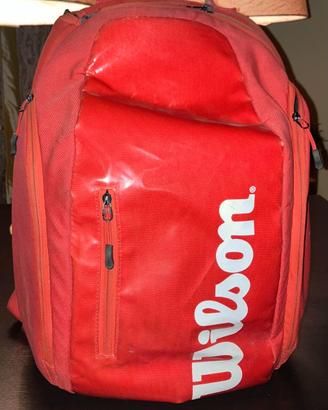 Zainetto Wilson tennis rosso