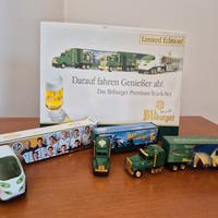 Modellini camion birra Bitburger 