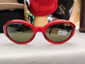 Occhiali da sole vintage anni '80 marca Giugiaro 