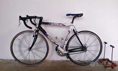 Bici da corsa antonello alluminio carbonio tg. L