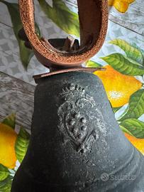 Campana antica in bronzo cm.12