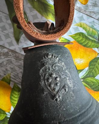 Campana antica in bronzo cm.12