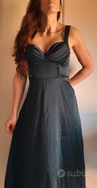 Abito da cerimonia  in raso verde