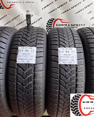 4 PNEUMATICI 215/65 R17 DUNLOP INVERNALI