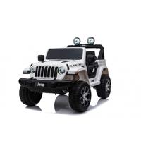 Jeep Rubicon per bambini bianca batteria nuova