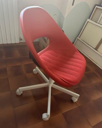 Sedia rossa ikea