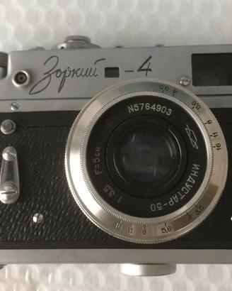 Zorki 4 fotocamera a telemetro con Industar-50mm