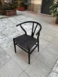 Set di 5 sedie in stile Wishbone Chair di Wegner