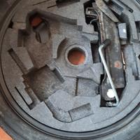 ruotino di scorta per audi a3 8p con kit alloggio 