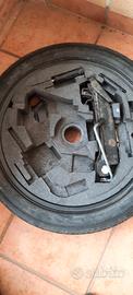 ruotino di scorta per audi a3 8p con kit alloggio 