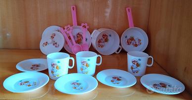 Set plastica Strawberry Shortcake vintage 