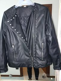 giubbotto in ecopelle bimba 12 anni