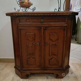 Mobiletto legno con cassetto 