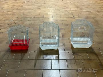 3 Gabbiette per canarini