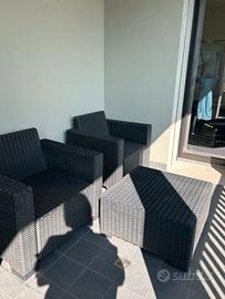 Set poltrone da giardino