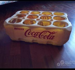 Cassetta coca cola porta bottiglie birra 1969