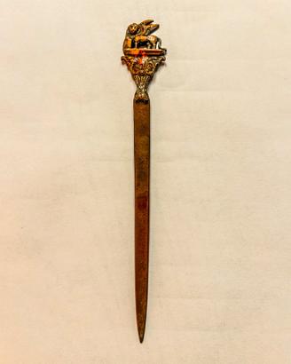 Tagliacarte venezia inizio del XX Leone San Marco