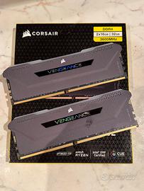 RAM DDR4 32GB 3600MHz Corsair Vengeance RGB PRO SL