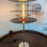 Lampada artigianale vinili