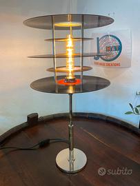 Lampada artigianale vinili