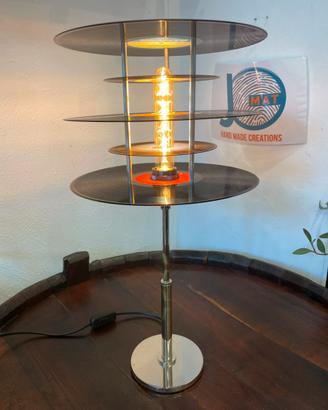 Lampada artigianale vinili