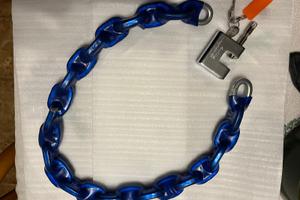 Catena antifurto moto/scooter 96 cm con lucchetto