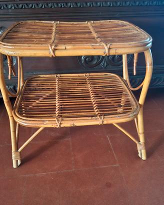 Tavolino in bambù  vintage 