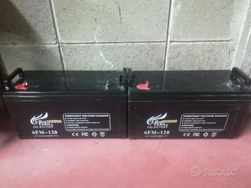 Coppia di batterie al GEL 12V-120A