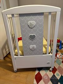 Lettino Foppapedretti con sponda a scomparsa