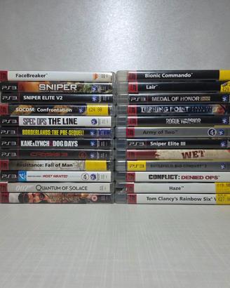 Lotto 24 Videogiochi per Playstation 3