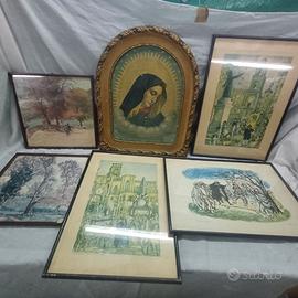 6 quadri stampe ideale x rivenditore