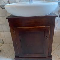 Mobile bagno massello + lavandino