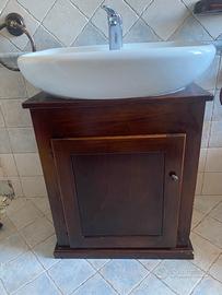 Mobile bagno massello + lavandino