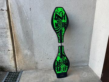 Waveboard verde e nero