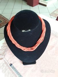 Collana in corallo 