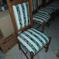 Sedie imbottite anni 70